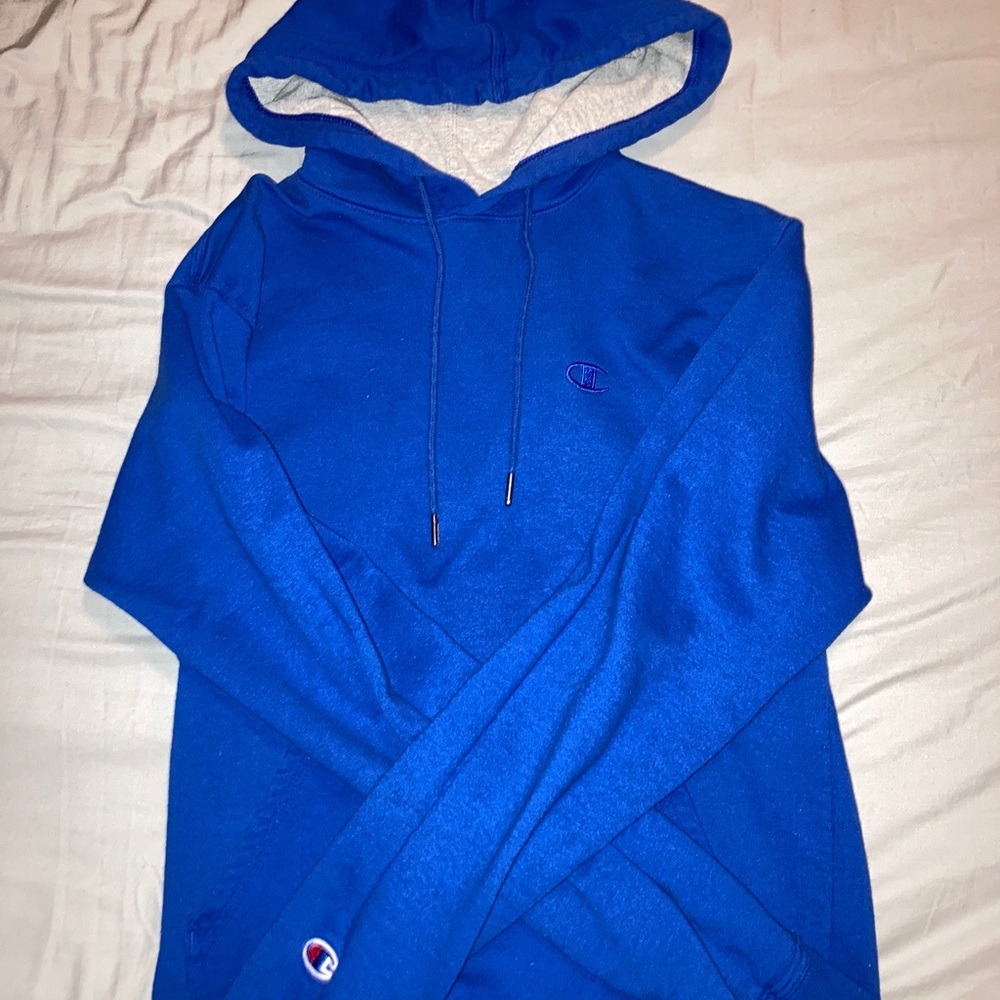 Champion royal blue hoodie